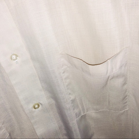 Walter Pye MEN BUTTON COLLAR SHIRT SHORT SLEEVE 16 - Picture 6 of 6